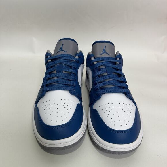 Nike Air Jordan 1 Retro Low “True Blue/Cement Grey” - Picture 2 of 8